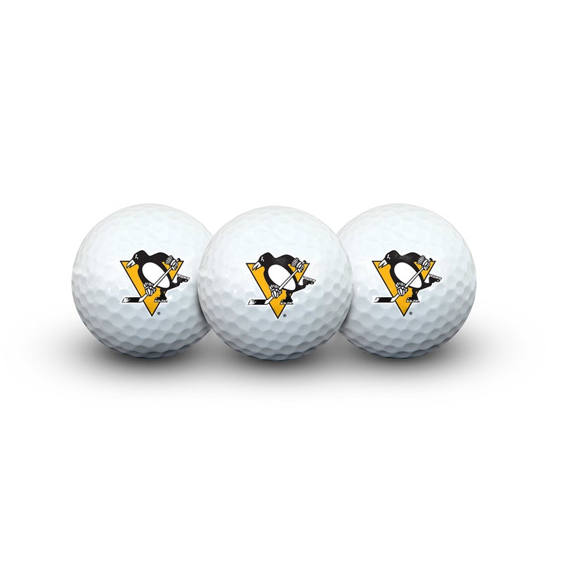 Team Effort NHL Pittsburgh Penguins Golf Ball Pack of 3Golf Ball Pack of 3, NA